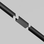Коннектор прямой для профиля Elasity IP черный, O-TR001-SC180. TM Maytoni