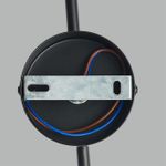 6581/1W MODERNI LN25 черный, золотой/белый металл  /стекло Настенный светильник E14 1*40W 220V MELODY