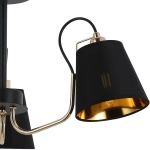 IL6120-3COU-79 BK GD светильник потолочный ILLUMICO, E14х3