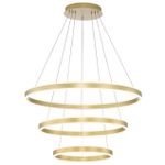 Citilux Дуэт CL719682 LED Люстра подвесная с пультом Золото