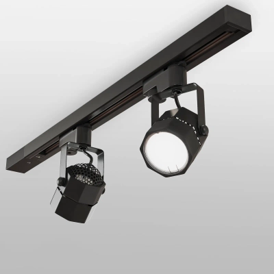 Basic System Трековый светильник GU10 Robi Черный MRL 1004