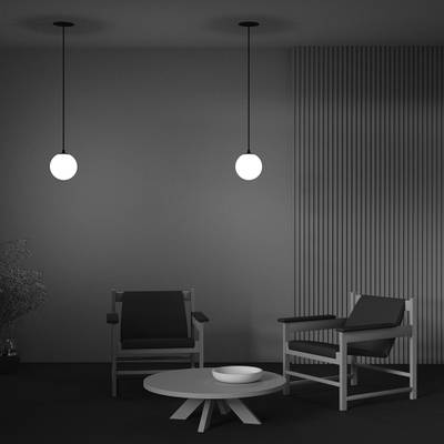 Подвесной светильник LUNA 3000K 1x5Вт 360° P039PL-5W3K-20INS-B. TM Maytoni