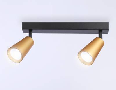 Светильник накладной TA13146/2 BK/GD черный/золото GU10/2 max 12W 295*60*130