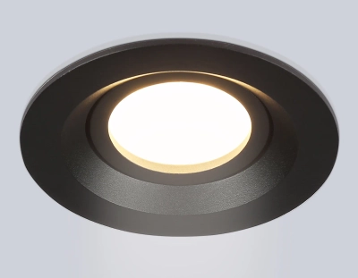 Светильник встраиваемый TN102742 BK черный IP20 GU5.3 D95*25