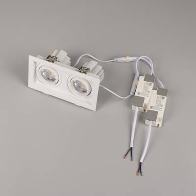 Светильник MS-VORTEX-BUILT-S170x90-2x12W Day4000 (WH-WH, 20 deg, 230V) (Arlight, IP20 Металл, 5 лет)