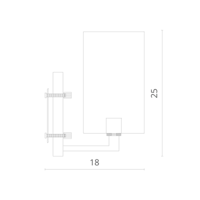 Бра Divinare PORTA 5933/01 AP-1, 1хE14