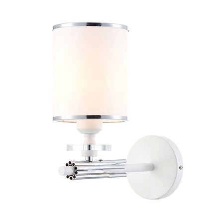 Настенный светильник Escada 1157/1A E27*60W Matt white/Chrome