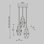 Подвесной светильник Cocktail time G9х3, MOD325PL-03G. TM Maytoni