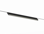 Светильник светодиодный трековый Magnetic 48V 10mm GL2365 BK черный IP20 20W 3CCT 3000-6400K 400*10*73