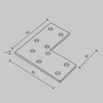 Соединитель угловой для накладного шинопровода Exility, TRA034CL-21. TM Maytoni