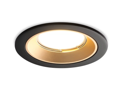 Встраиваемый точечный светильник MR16 A8923 BK/GD черный/золото MR16 GU5.3 D92*24