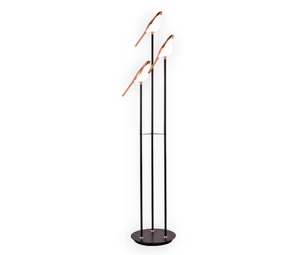 08446-F,33 Торшер Арси черный/золото d30 h150 Led 3*10W (4000K)
