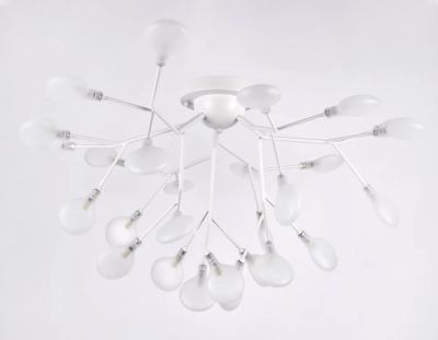 Потолочная люстра TR3011/27 WH/FR белый/матовый G4*27 max 20W D730*430 (лампы LED G4 1.5W 4200K в комплекте)