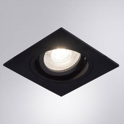 Точечный встраиваемый светильник Arte Lamp TARF A2178PL-1BK, 1хGU10