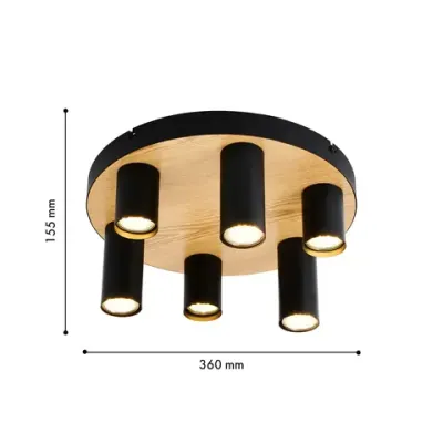 Потолочный светильник Olson 4431-6U, 6*GU10*50W. ТМ F-Promo