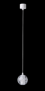 Светильник подвесной Crystal Lux GASPAR SP1 WHITE 1870/301