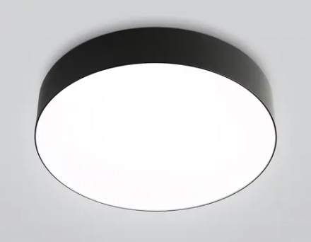 Светильник светодиодный потолочный с пультом FZ1360 BK черный IP20 40W 3000-6500K 390*80 (ПДУ ИК)