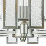 712064 Люстра AGAVE 6х40W E27 СЕРЕБРО С ПАТИНОЙ/ПРОЗРАЧНЫЙ Lightstar