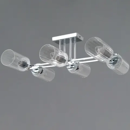 IL0780-6CSQ-25 CR NAPLES светильник потолочный ILLUMICO, E14х6