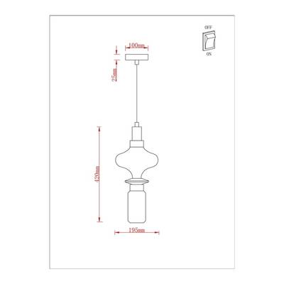 Подвесной светильник Arte Lamp FIORATO A2442SP-10PB, 1хLED