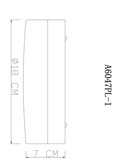 Потолочный светильник Arte Lamp AQUA-TABLET A6047PL-1AB, 1хE27