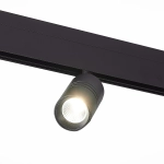 ST365.436.07 Магнитный трековый светильник Черный LED 1*7W 3000K 595Lm Ra>80 36° IP20 L-xW44xH90 48V