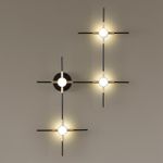 3906/14WL L-VISION ODL20 323 золот/черн/металл Настенный светильник LED 4000K 14W 220V COSTELLA