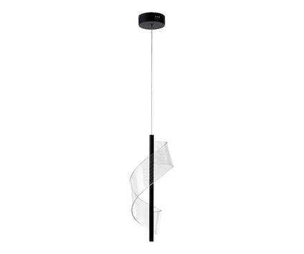 08042-1A,19 Подвес Илина черный d20 h150 Led 14W (4000K)
