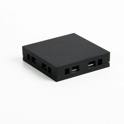 Flat Magnetic Четырёхсторонний соединитель для накладного шинопровода чёрный 85003/00