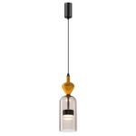 5046/12LB L-VISION ODL24 431 черный/светл.коричневый/металл/стекло/керамика Подвес LED 12W 4000К 1400Лм PALLETA