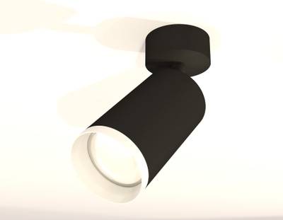 Комплект поворотного светильника XM6323010 SBK/FR черный песок/белый матовый MR16 GU5.3 (A2210, C6323, N6246)