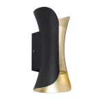 Фасадный светильник Arte Lamp ALBA A6405AL-2BK, 2хLED