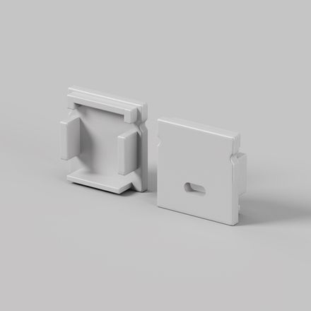 Комплект заглушек (для профиля 20×20) 2 шт., ALM-2020-EC 642072. TM Maytoni