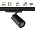 359582 PORT NT25 312 черный Светильник трехфазный трековый светодиодный IP20 LED 35W 3000K 220-240V HELIX