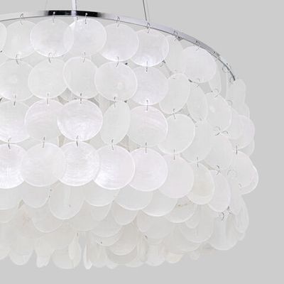 Подвесной светильник с перламутром 60005/4 хром