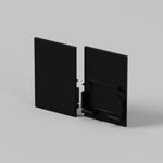 Комплект заглушек (для профиля 35×51) 2 шт., ALM-3551-B-EC 642063. TM Maytoni