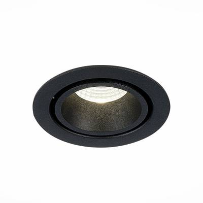 ST705.438.10 Св-к встр. Черный LED 1*10W 3000K 750Lm Ra&gt;90 38° IP20 D102xH85 170-240V