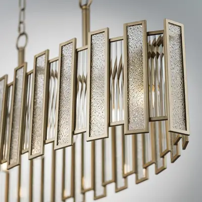 712162 Люстра AGAVE 6х40W E27 ШАМПАНЬ/ПРОЗРАЧНЫЙ Lightstar