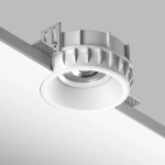 G214606WMOD Светильник DOMINO ROUND под LED модуль/лампу МR16 БЕЛЫЙ (214610+214606+214006)