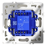 VLS010505 Перекрестный переключатель встраиваемый VOLTUM S70 одноклавишный 10А, (сталь). (ТМ Maytoni)
