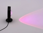 Атмосферная светодиодная настольная лампа с пультом DE8383 BK черный LED RGB 3W (ПДУ RGB)