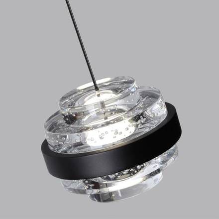 5031/6L L-VISION ODL24 391 чёрный/металл/акрил Подвес LED 6W 4000K 432лм KLOT