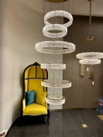 Люстра подвесная Ravissement Gold FL1057-8P, LED