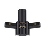 135249 SHINO NT24 132 черный Соединитель с токопроводом гибкий угловой "L" IP20 48V FLUM