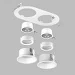 D6560606WMOD Светильник DOMINO ROUND  под LED модуль/лампу МR16 (214656+214606+214606+214006+214006)