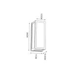 Уличный настенный светильник Arte Lamp ALPHARD A8526AL-1BK, 1хE27