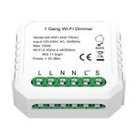 ST9000.500.01C WIFI реле 1 канал, 10A Белый - -*Max 2300W/250W - Ra  IP20 L46xW46xH18 100-240V