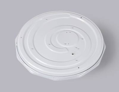 Потолочный светодиодный светильник с пультом FZ417 WH белый IP20 46W 3000K-6500K+RGB D380*60 (ПДУ ИК)