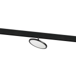 209737 Светильник поворотный 48V д/трека UNO LED 12W 1000LM 180G ЧЕРНЫЙ МАТОВЫЙ 3000K