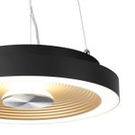 7753/18L MITRA LED SN Светильник пластик/белый/черный/золотой LED 18Вт 4000K D320 IP54 QUANTUM